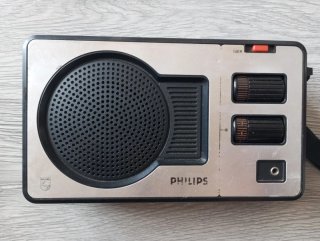 Radio Philips Vintage Nera
