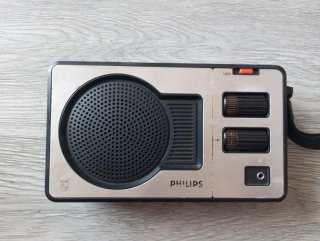 Radio Philips Vintage Nera
