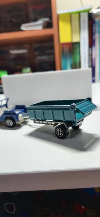 Jeep Vintage Majorette con Remolque