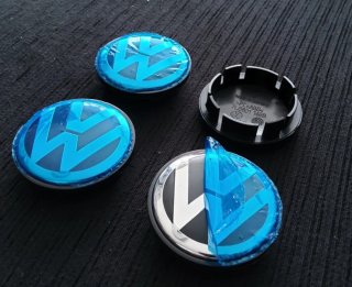 TAPAS CENTRO LLANTA EMBLEMA VOLKSWAGEN