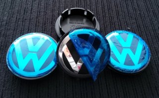 TAPAS CENTRO LLANTA EMBLEMA VOLKSWAGEN