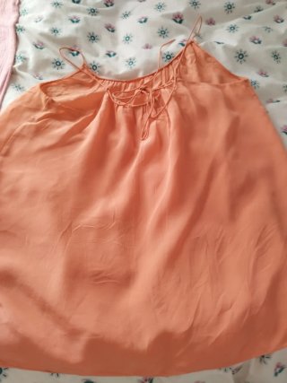 Blusa naranja Massimo Dutti