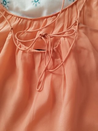 Blusa naranja Massimo Dutti