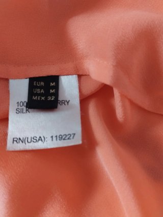 Blusa naranja Massimo Dutti