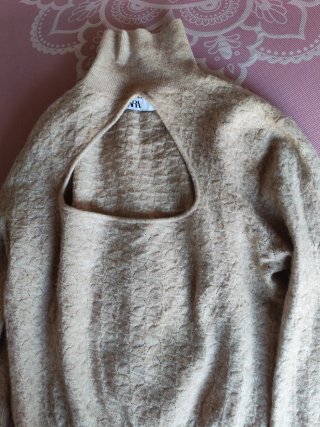 Zara Jersey Beige Talla M
