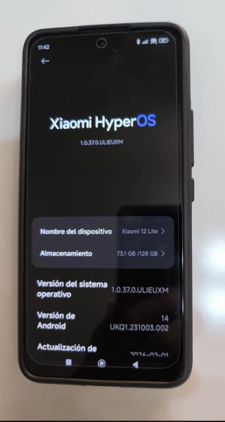 Xiaomi 12 Lite 5G 8 GB 128 GB Nero