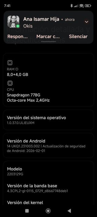 Xiaomi 12 Lite 5G 8 GB 128 GB Nero