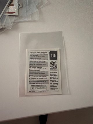 Cromos Mundial 2010 - cada uno 1,50