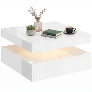 Mesa Centro LED RGB Alto Brillo