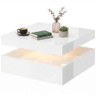 Mesa Centro LED RGB Alto Brillo