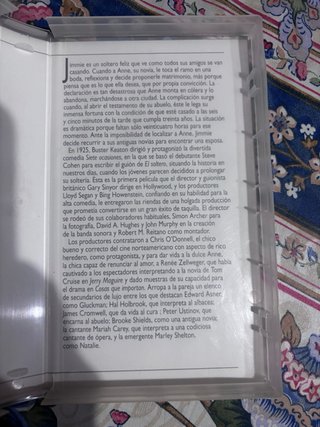 Película El Soltero VHS Comedia Romántica
