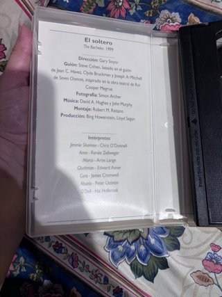 Película El Soltero VHS Comedia Romántica
