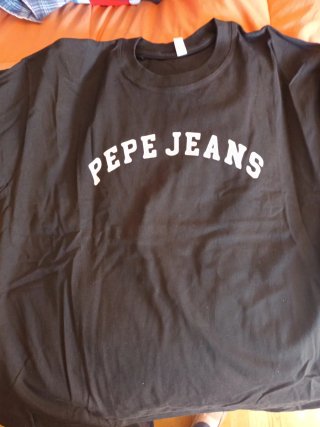 Camiseta Pepe Jeans Negra Hombre