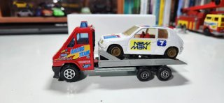 Camion remolque y coche vintage