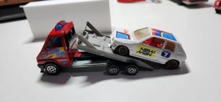 Camion remolque y coche vintage