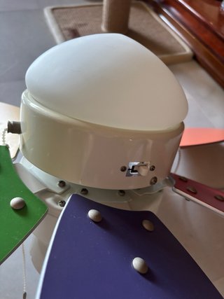 Ventilador de techo multicolor