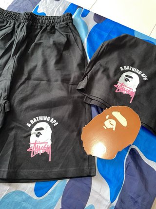 Pantalón corto A Bathing Ape negro