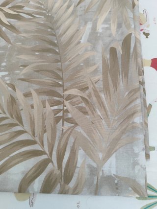 Tela fina algodón diseño palmeras 140x166 cm