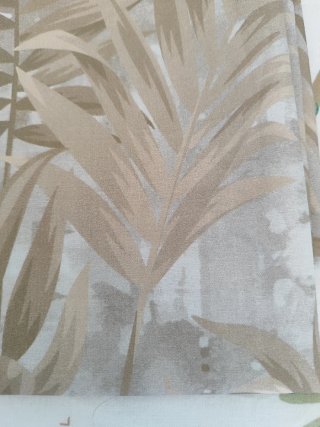 Tela fina algodón diseño palmeras 140x166 cm