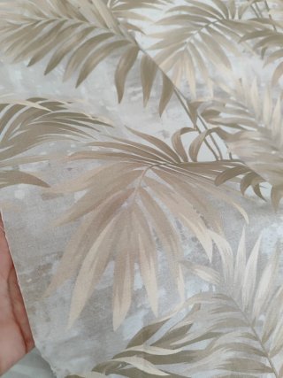 Tela fina algodón diseño palmeras 140x166 cm