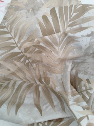 Tela fina algodón diseño palmeras 140x166 cm