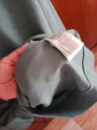 Sudadera verde seco fina