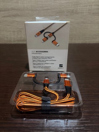 Seat Cavo USB-C 3 in 1 Arancione