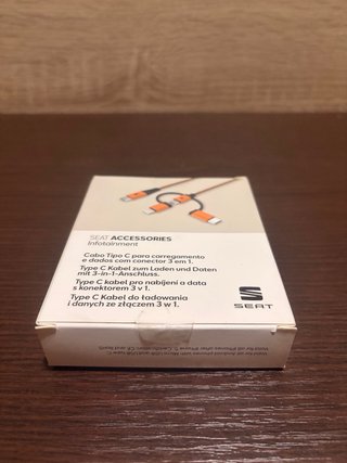 Seat Cavo USB-C 3 in 1 Arancione