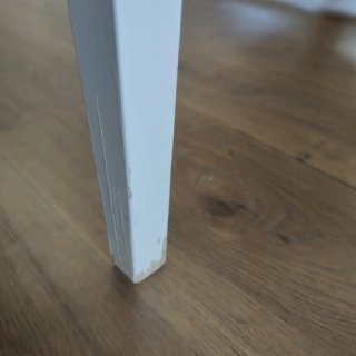 6 Sillas Comedor Tapizadas Gris Patas Blancas