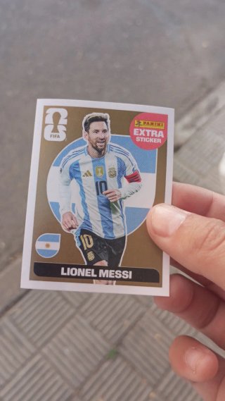 Cromos Panini Extra Sticker Lionel Messi