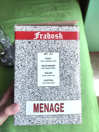 Menage Frabosk 4 pezzi – Oliera e saliera