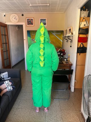 Disfraz Dinosaurio Verde Talla M