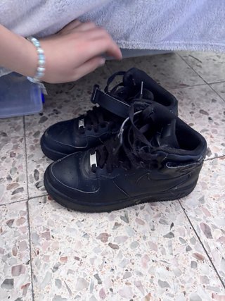 Nike Air Force 1 Botín Negro