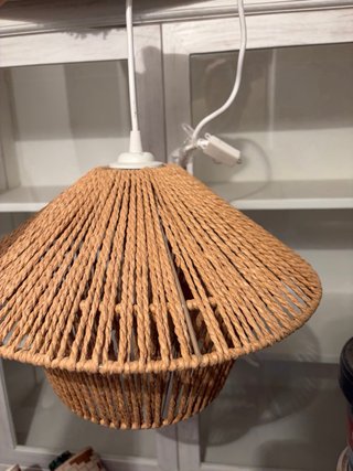 Lámpara colgante Sklum de yute