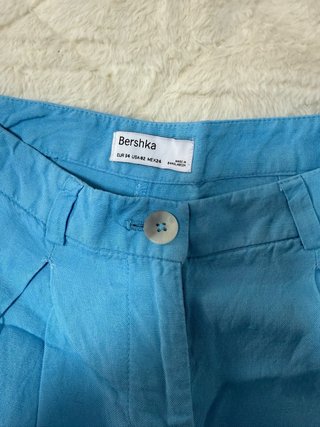 Pantalón Bershka azul
