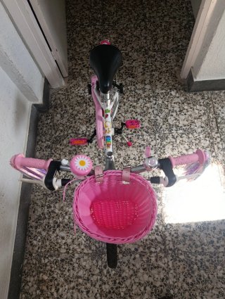 Bicicleta infantil rosa