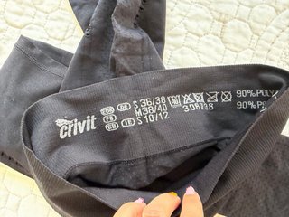 Mallas deportivas Crivit negras