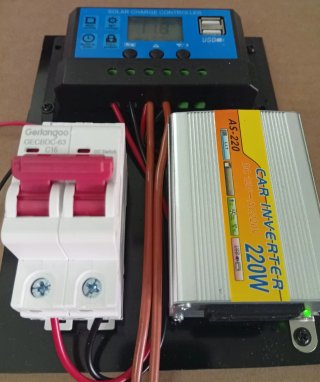 Kit Solar 220w con placa solar.