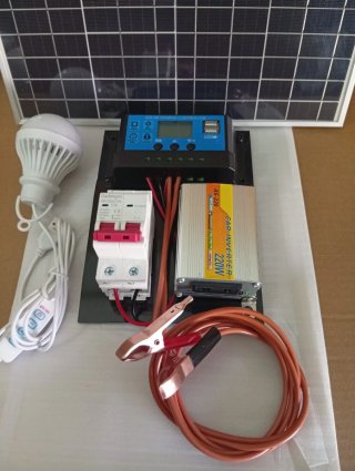 Kit Solar 220w con placa solar.