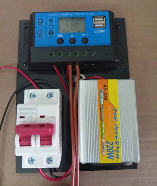 Kit Solar 220w con placa solar.