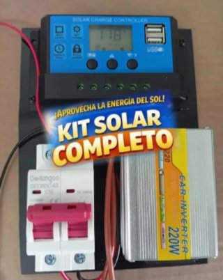 Kit Solar 220w con placa solar.