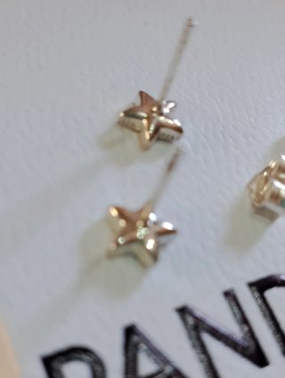 Pendientes  Estrella Plata