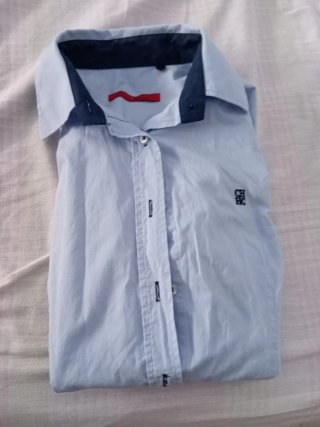 Camisa Carolina Herrera Azul