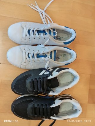 2 pares zapatillas deportivas