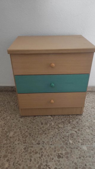 Cama con 3 cajones y cabecero
