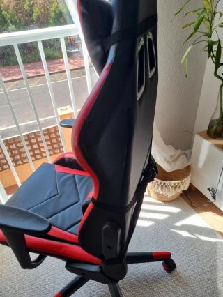 Silla Gaming Racer X Negra y Roja