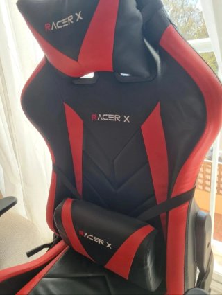 Silla Gaming Racer X Negra y Roja