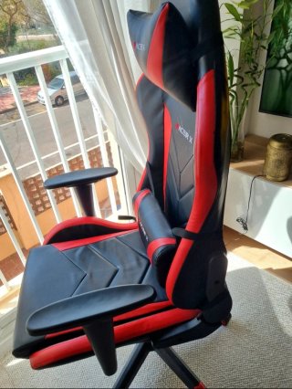 Silla Gaming Racer X Negra y Roja