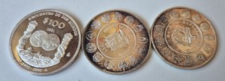 Monedas Plata Encuentro Dos Mundos