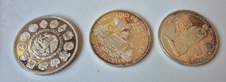 Monedas Plata Encuentro Dos Mundos